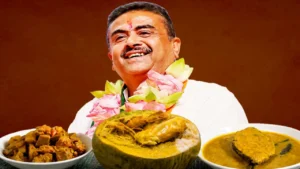 সুকান্তর ড্রয়িংরুমে মেগা মধ্যাহ্নভোজ! রাইখর মাছ থেকে নয়াবাজারের দই—মুখ্যমন্ত্রী শুভেন্দুর পাতের এক্সক্লুসিভ মেনু ফাঁস!