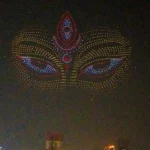 মহাজাগতিক দৃশ্য কলকাতার আকাশে! ৩০০০ ড্রোনে জীবন্ত হয়ে উঠলেন মা দুর্গা, ইডেনের রূপ দেখে স্তম্ভিত বিশ্ববাসী!
